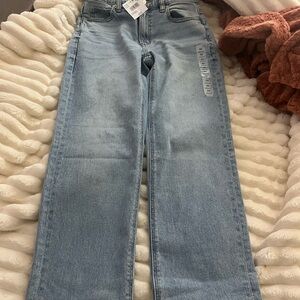 American Eagle Outfitters Light Blue Straight Leg Jeans